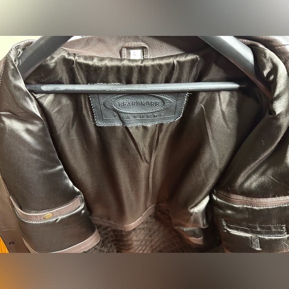 LEATHER COAT, Lg - Picture 5 of 11